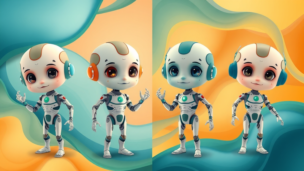 symbolic illustration of the four types of artificial intelligence (AI) technology: Reactive Machines, Limited Memory, Theory of Mind, Self-aware AI